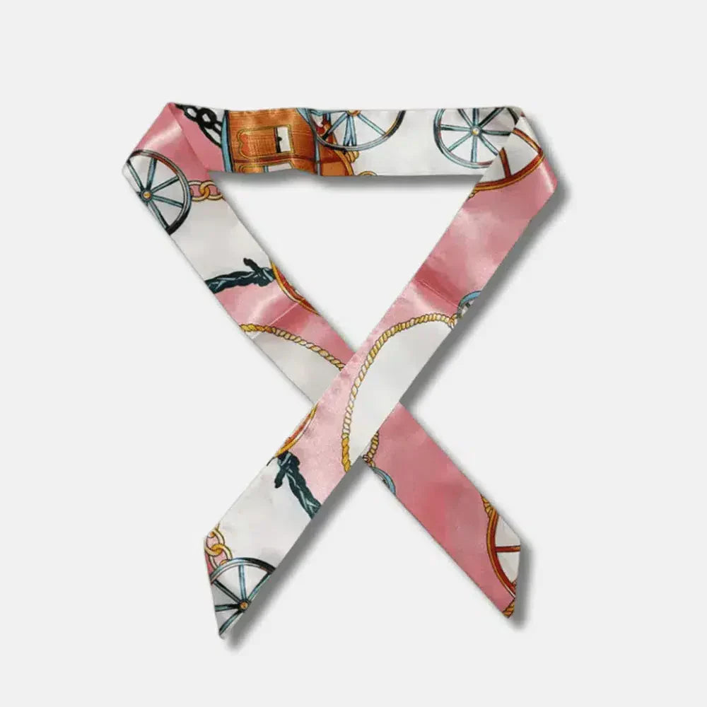 Scarf – Elegant design – Bag charm-15133597204853-Mirella Fiore