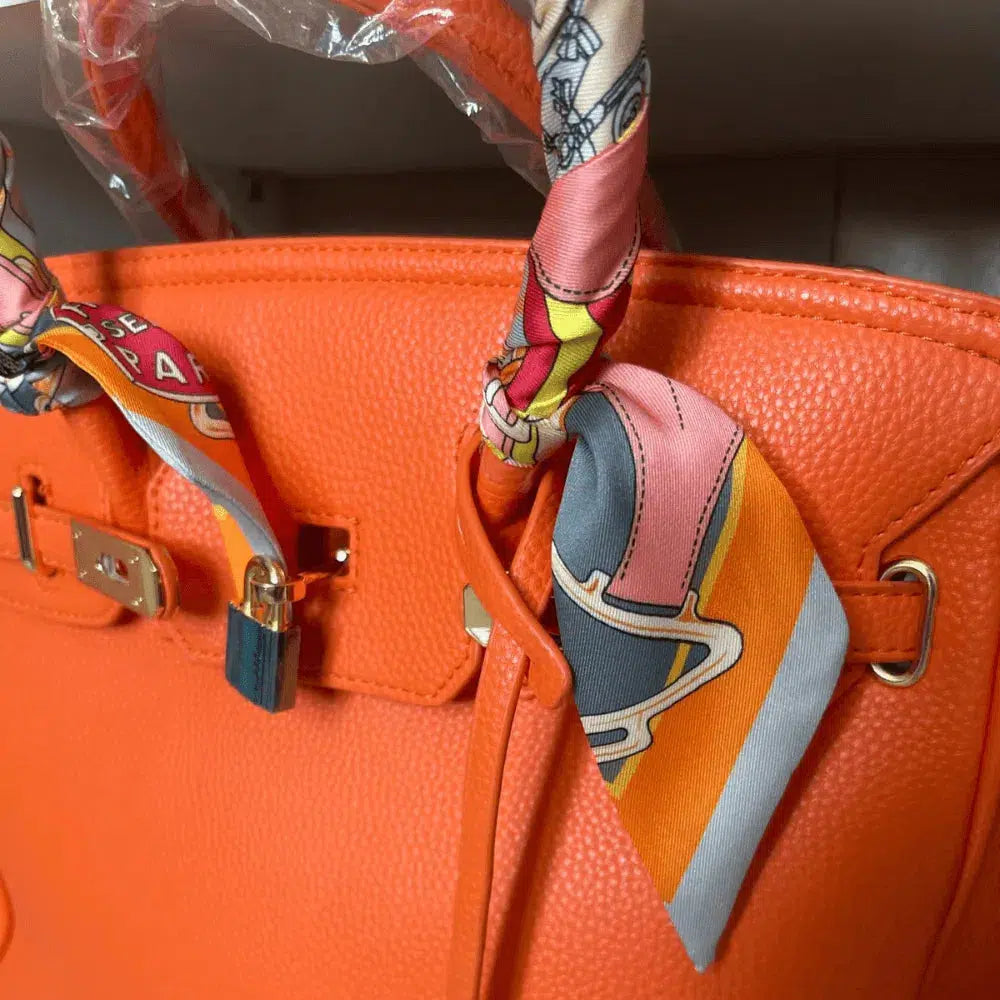 Scarf – Elegant design – Bag charm-15133597204853-Mirella Fiore
