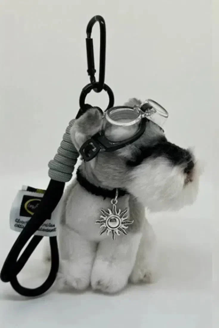 Schnauzer Aviator – Playful design – Bag charm-15133607068021-Nancy & Mae Savannah