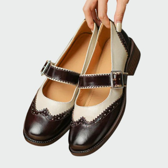 Serafina – Leather Mary Janes-15519661392245-Nancy & Mae Savannah