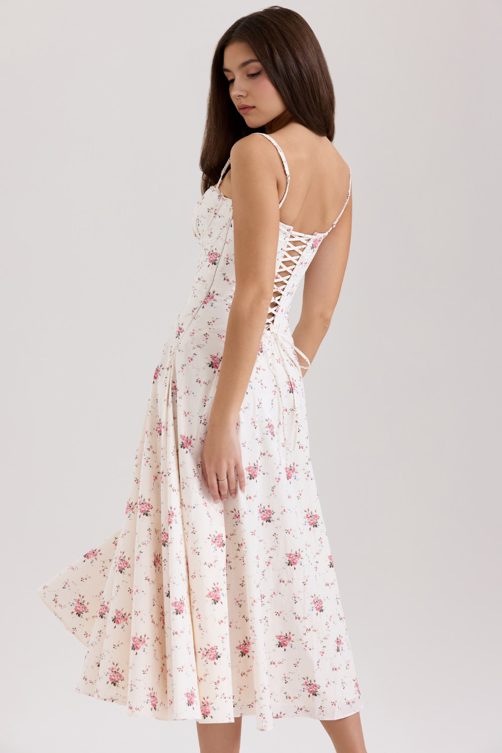 Seraphelle – Bustier bodice – Midi dress-15260068512117-Mirella Fiore