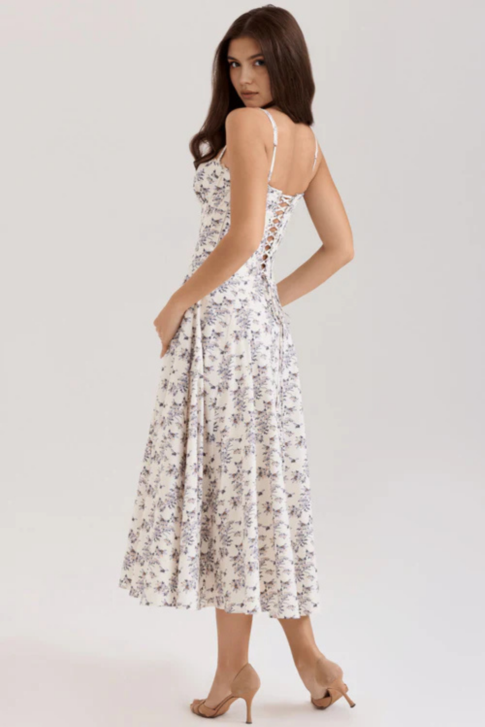 Seraphelle – Bustier bodice – Midi dress-15260068512117-Mirella Fiore