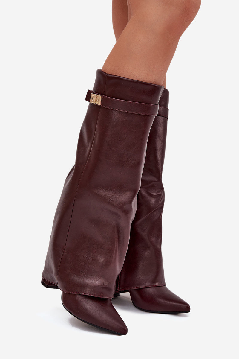 Seraphina - Knee-High Leather Boots-15553347879285-Nancy & Mae Savannah