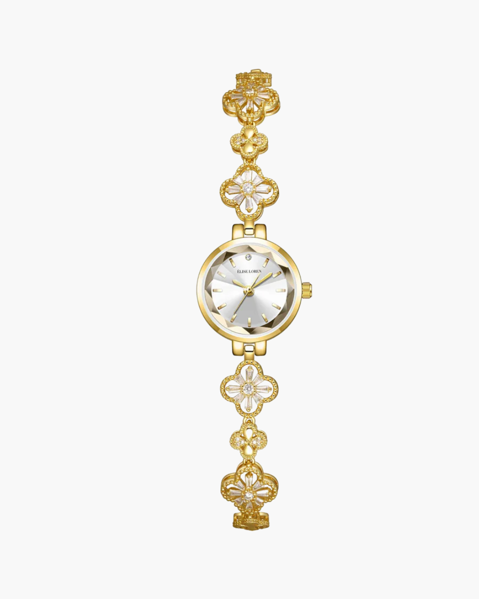 Seraphina Luxe – Floral design – Bracelet watch-15233937342837-Nancy & Mae Savannah