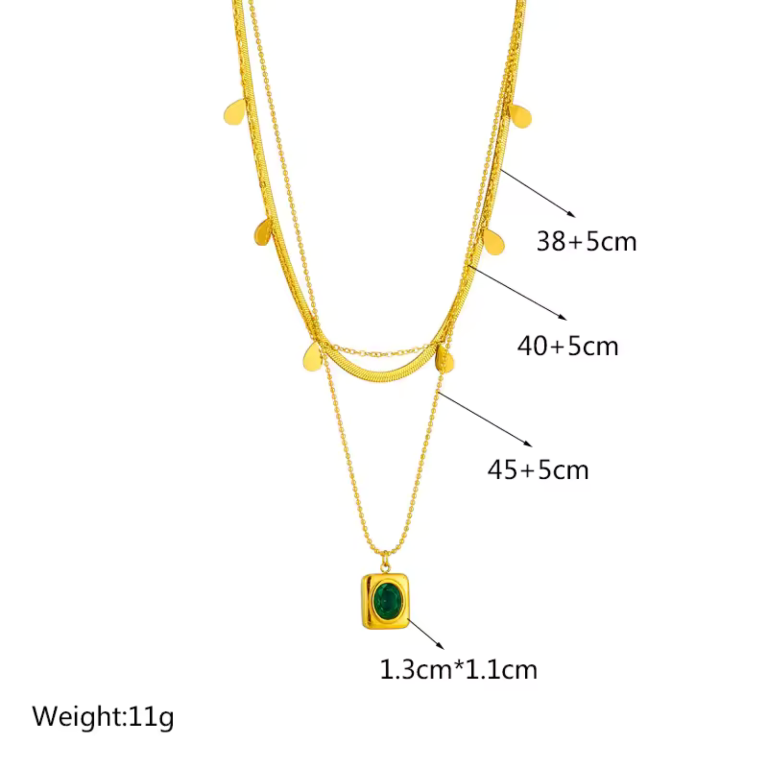 Serenna Virelle Necklace Set-15548285813109-Mirella Fiore