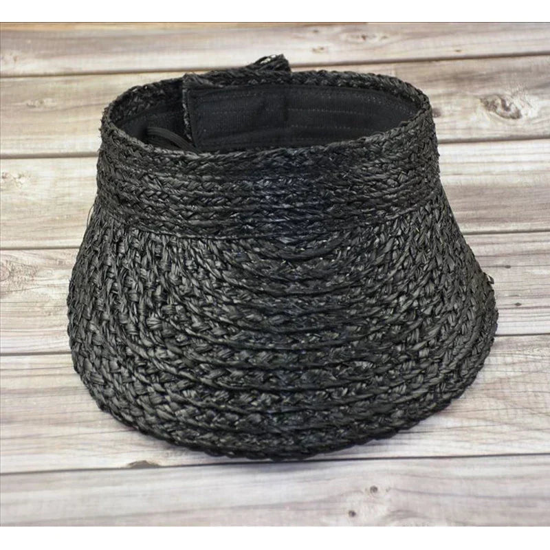 Serina – Braided straw – Sun visor-15133815472501-Mirella Fiore