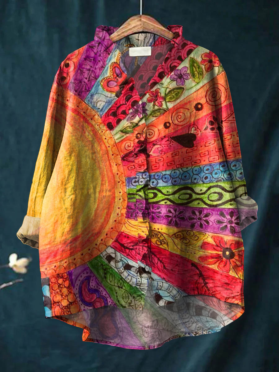 Shannon - Elegant Bloom Blouse-15542206366069-Nancy & Mae Savannah