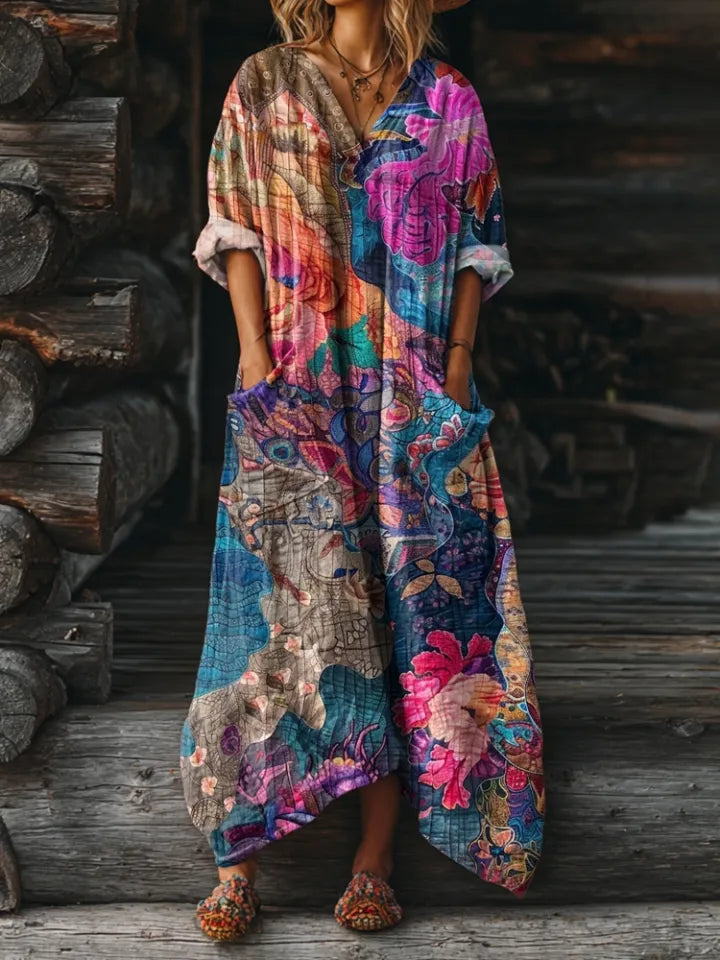 Sienna - Bohemian Maxi Dress-15563793793397-Nancy & Mae Savannah