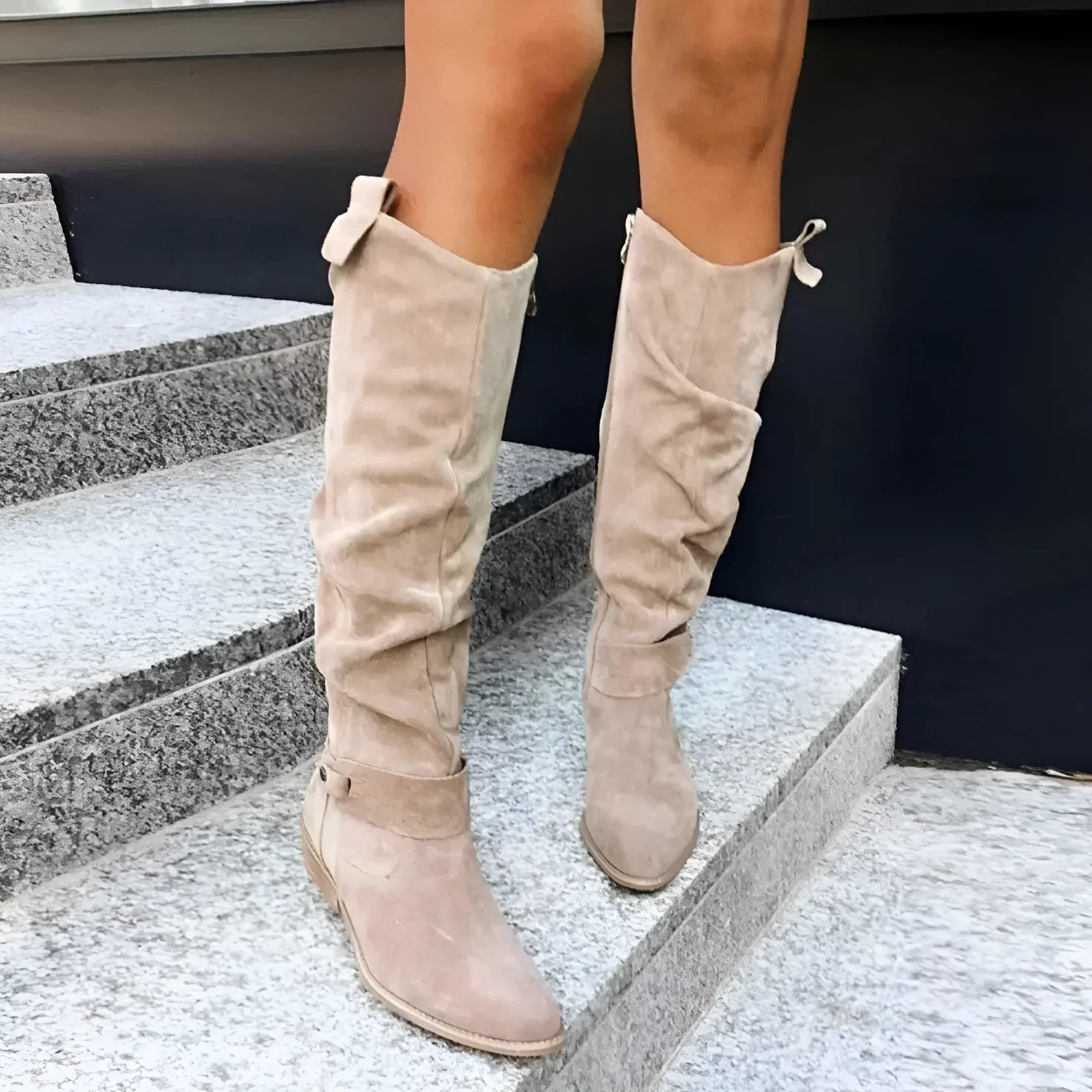 Siona - Suede Boots-15548990783861-Mirella Fiore