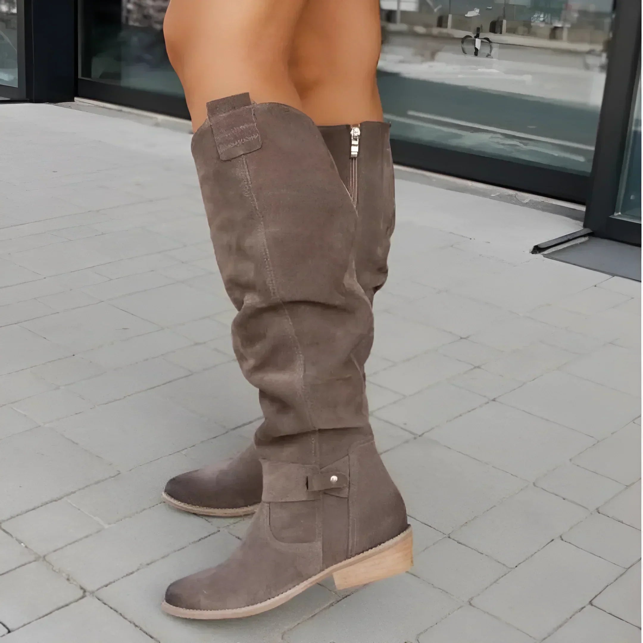 Siona - Suede Boots-15548990783861-Mirella Fiore