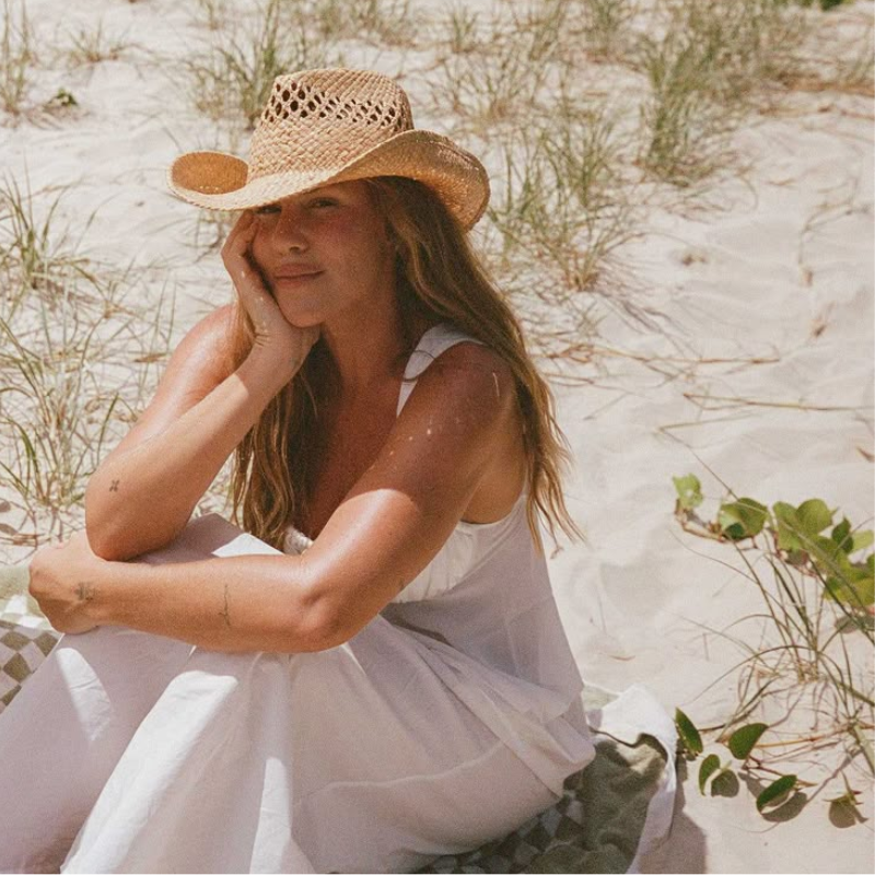 Solara – Open weave – Straw cowboy hat-15133787521397-Mirella Fiore
