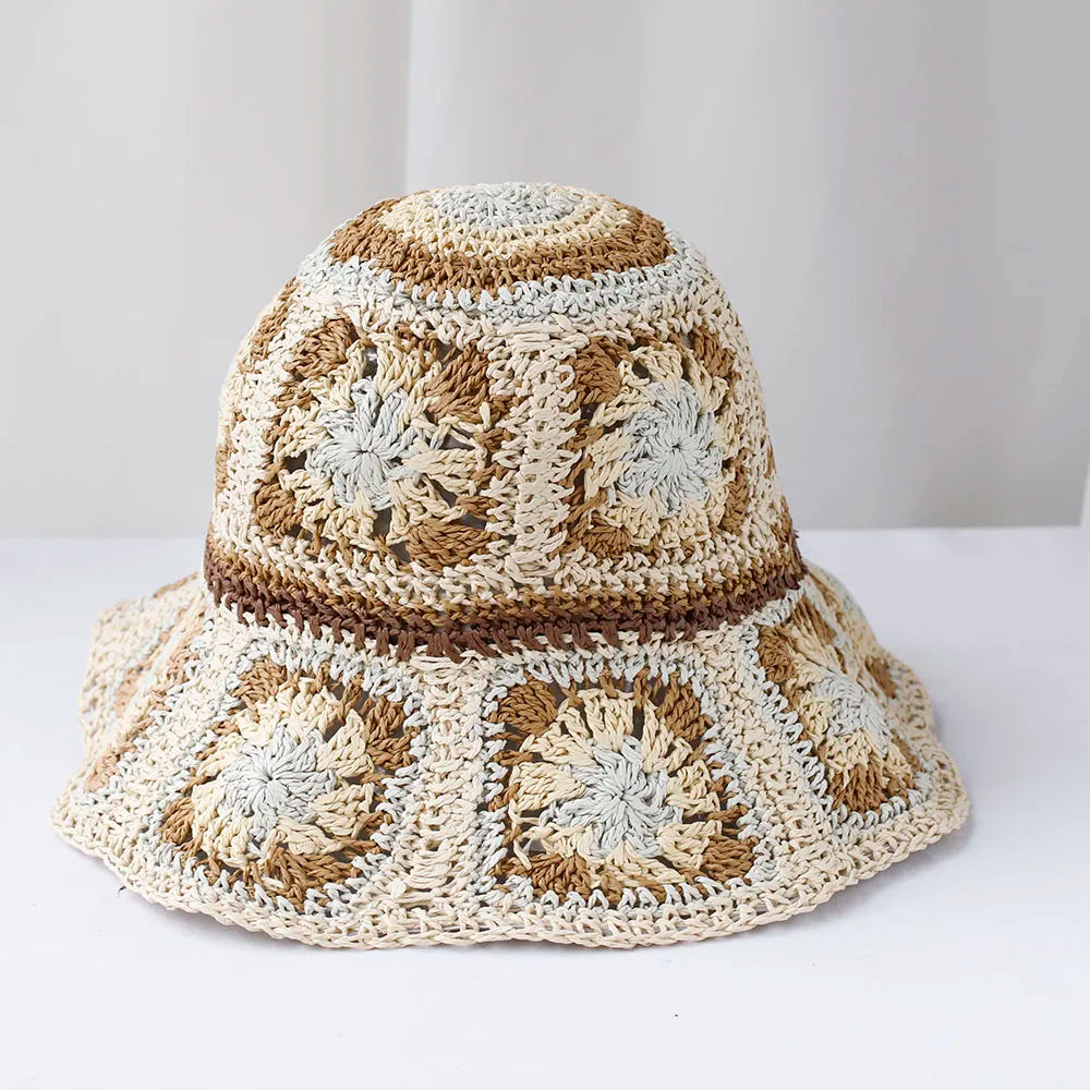 Solivana – Sunset patchwork – Crochet sun hat-15133816258933-Nancy & Mae Savannah