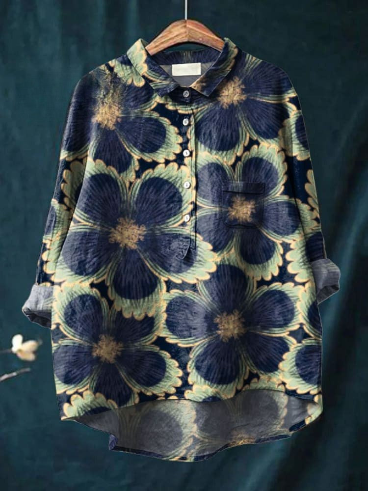 Sophia - Floral Bloom Shirt-15542212952437-Mirella Fiore