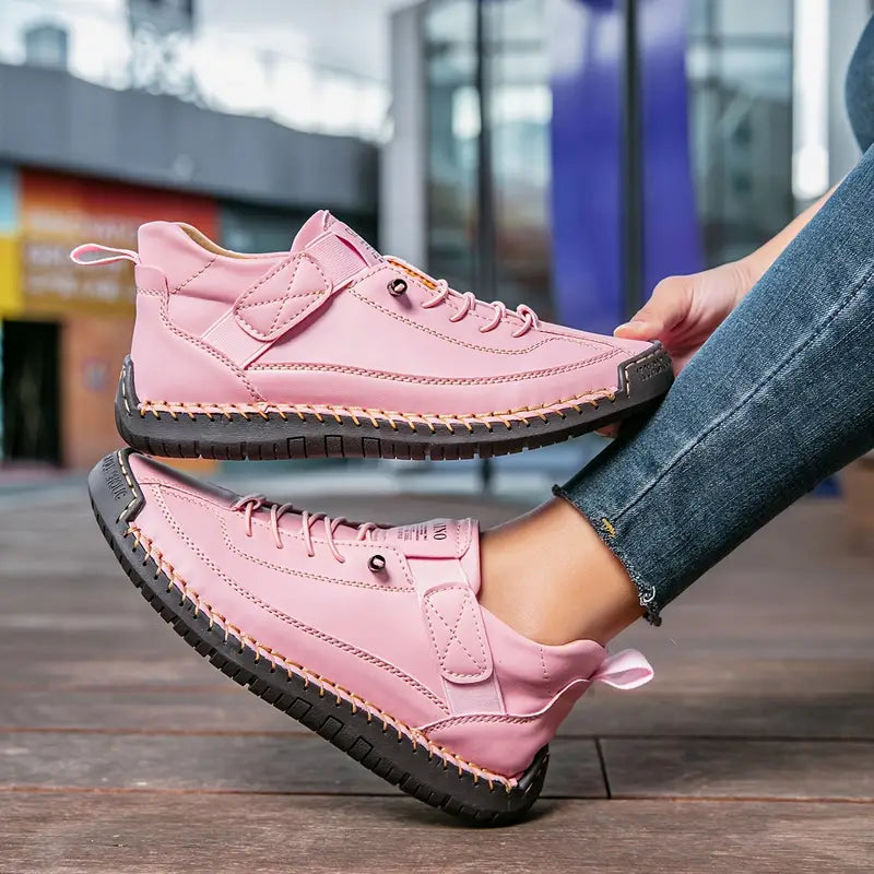 Sophie - Comfort Hiking Shoes Pink-15553338474869-Mirella Fiore