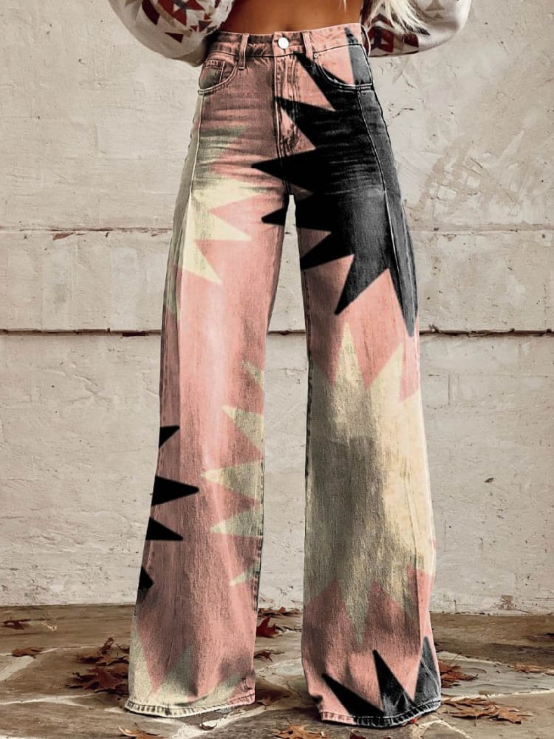 Stella - Boho Starburst Wide-Leg Pants-15531074093429-Nancy & Mae Savannah