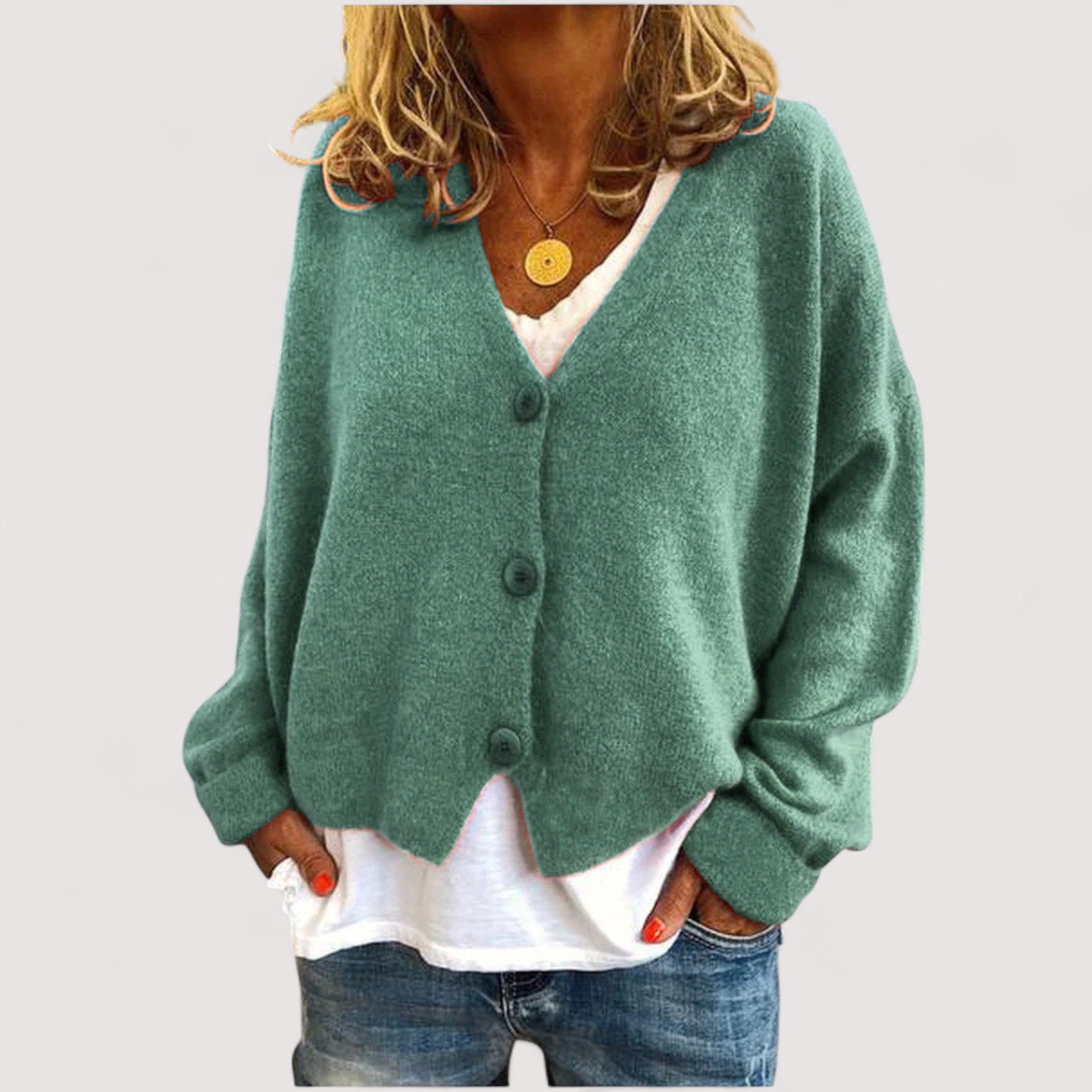 TANIA - Knitted Cardigan-15519825658229-Mirella Fiore