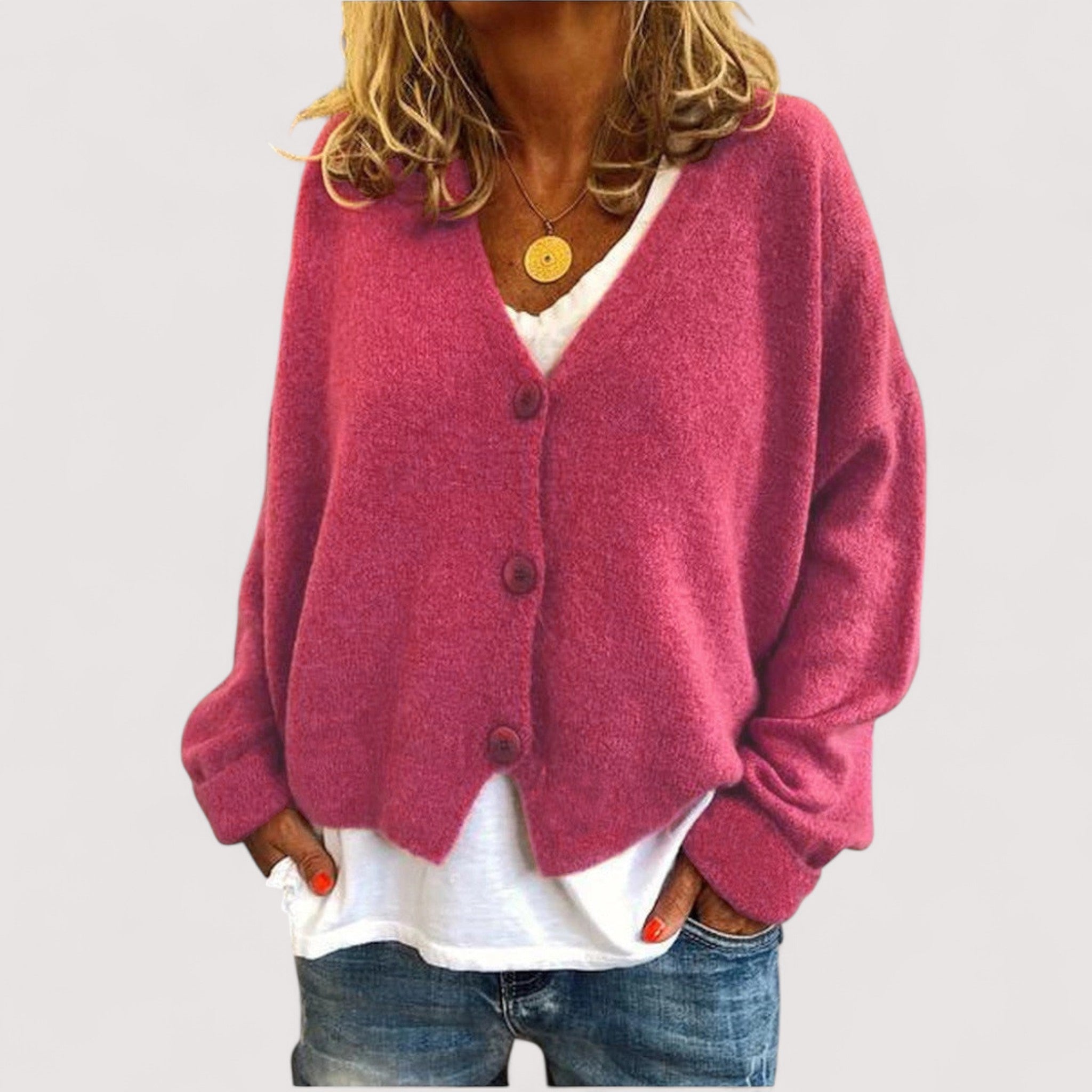 TANIA - Knitted Cardigan-15519825658229-Mirella Fiore