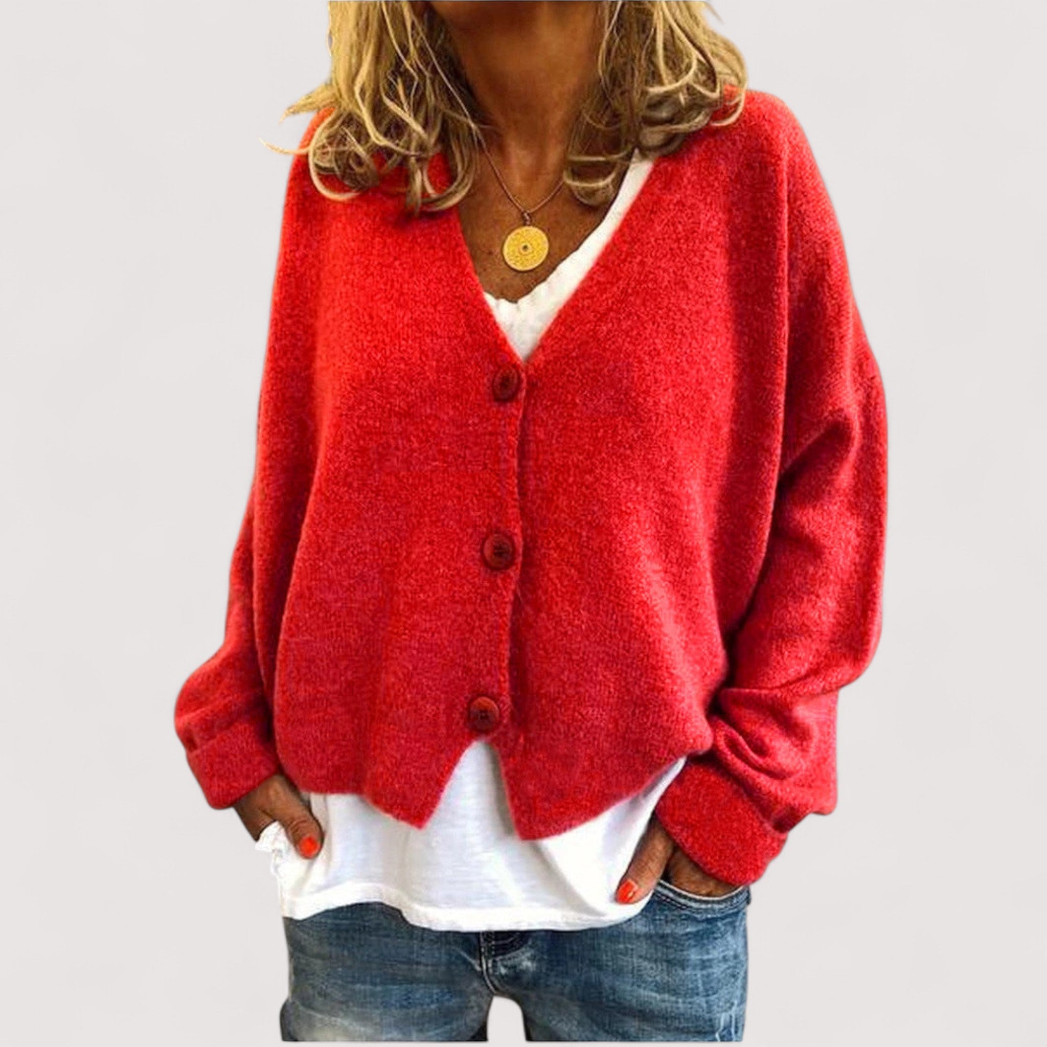 TANIA - Knitted Cardigan-15519825658229-Mirella Fiore