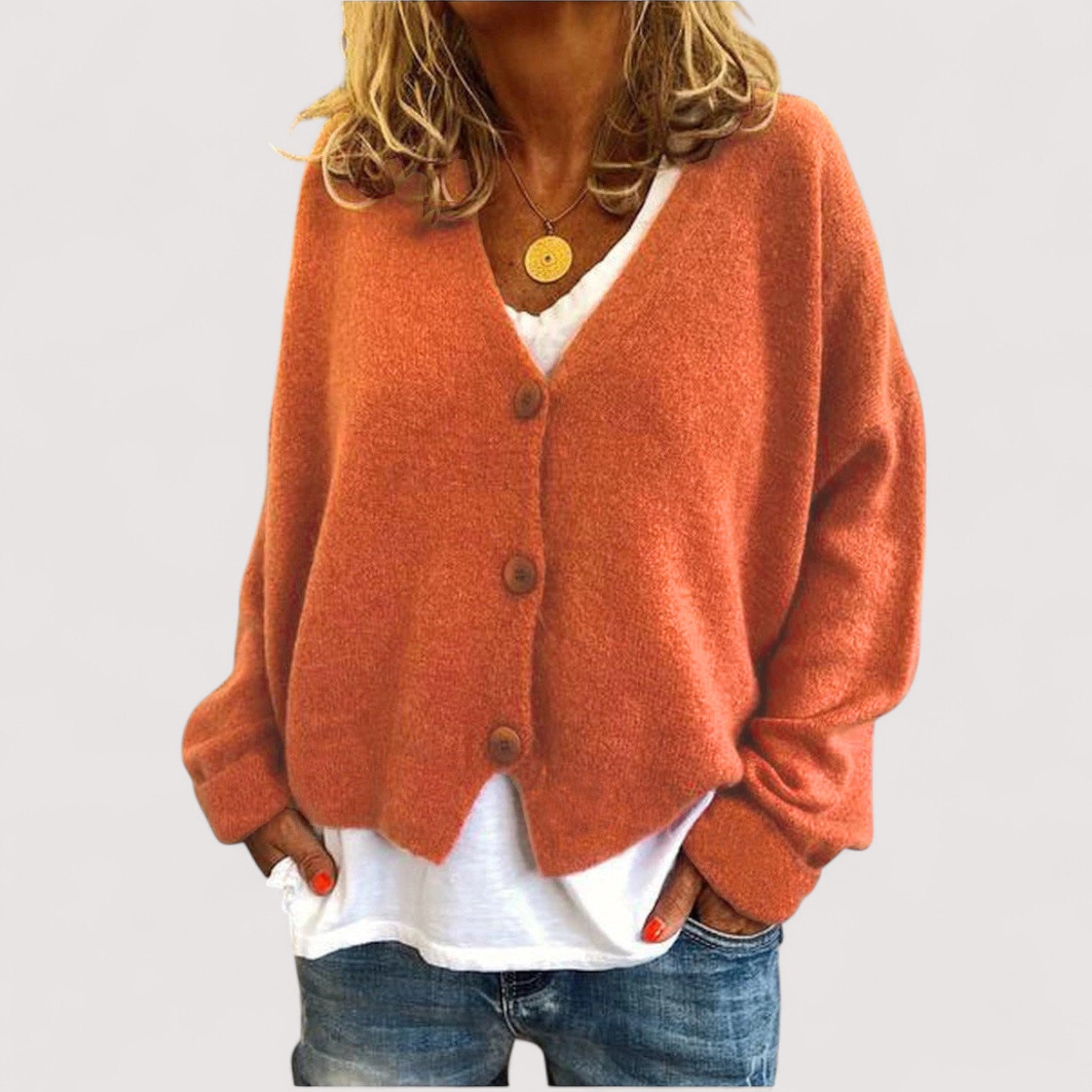 TANIA - Knitted Cardigan-15519825658229-Mirella Fiore