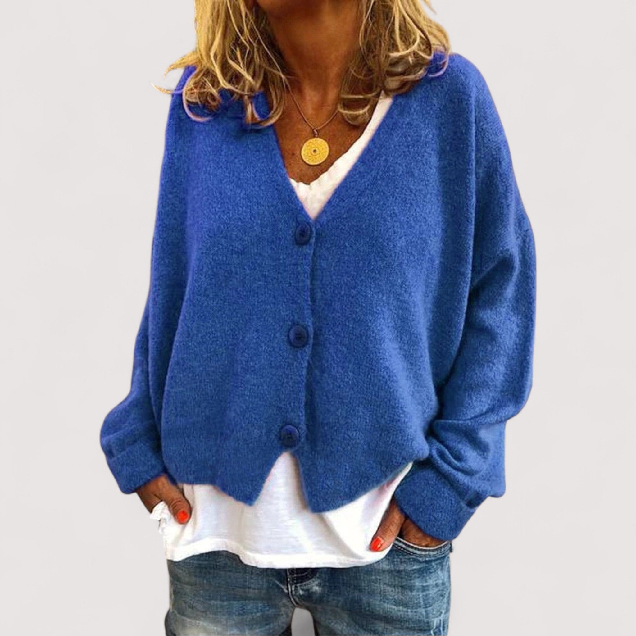 TANIA - Knitted Cardigan-15519825658229-Mirella Fiore