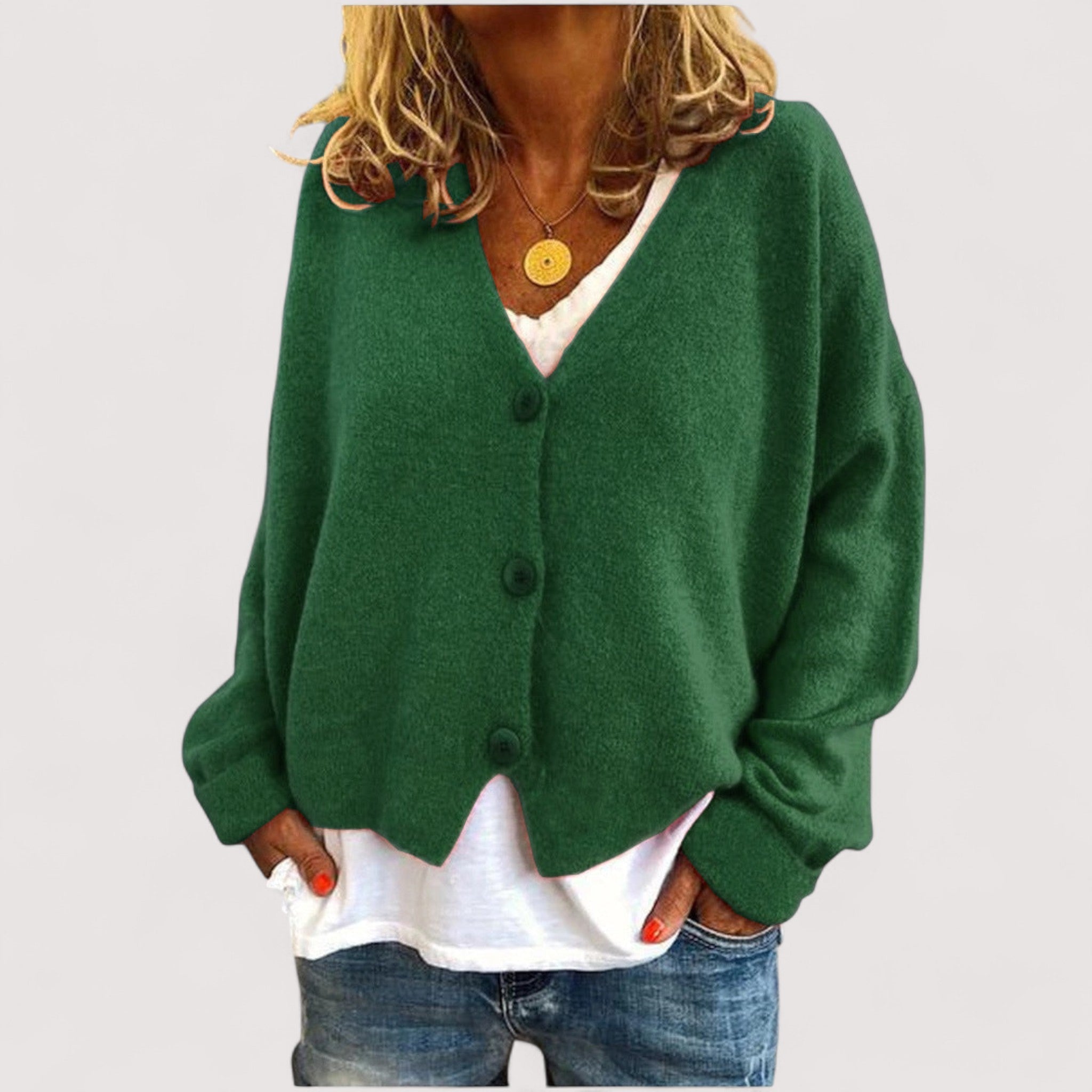 TANIA - Knitted Cardigan-15519825658229-Mirella Fiore