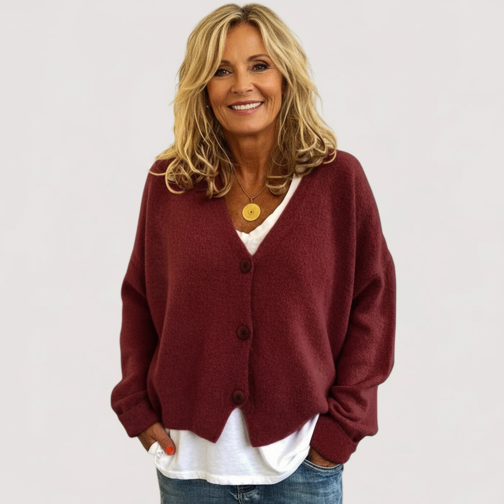 TANIA - Knitted Cardigan-15519825658229-Mirella Fiore