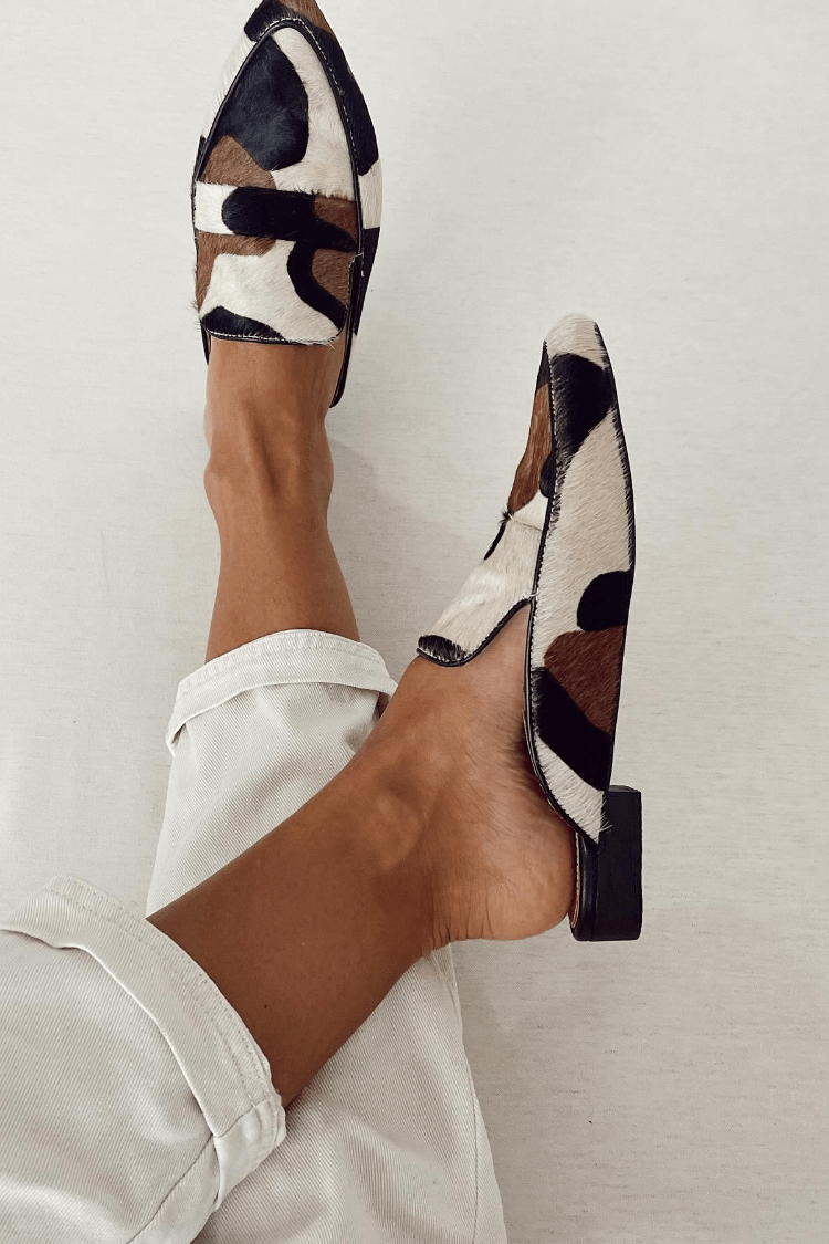 THEA - LOAFER WITH ABSTRACT PATTERN-15553866105205-Mirella Fiore