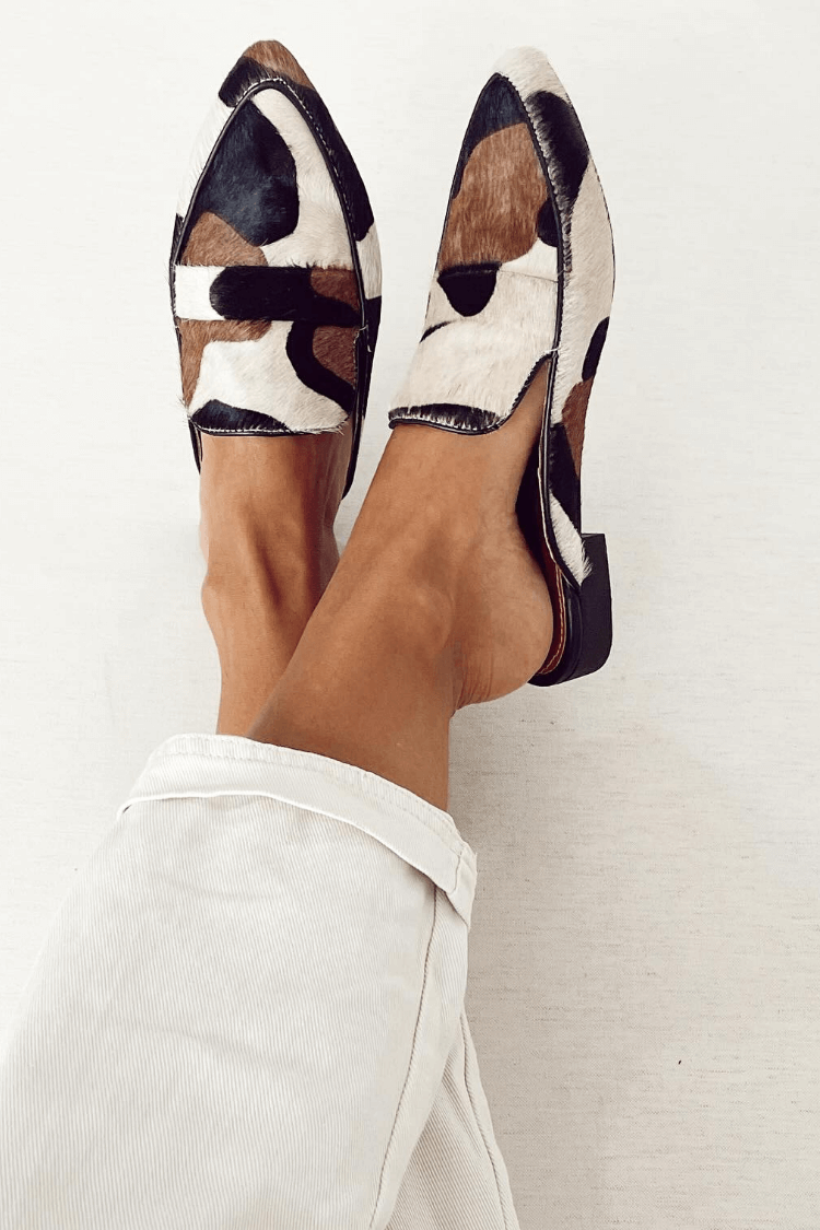 THEA - LOAFER WITH ABSTRACT PATTERN-15553866105205-Mirella Fiore