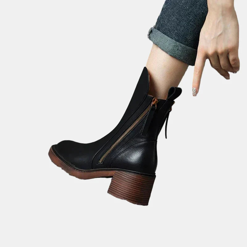 Taylor - Chic Platform Boots-15520005390709-Mirella Fiore