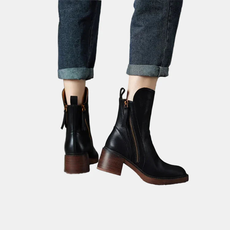 Taylor - Chic Platform Boots-15520005390709-Mirella Fiore