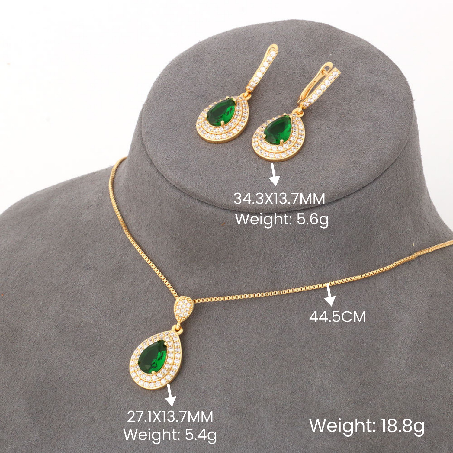 Thalienne Aurevelle Jewelry Set-15548285911413-Mirella Fiore