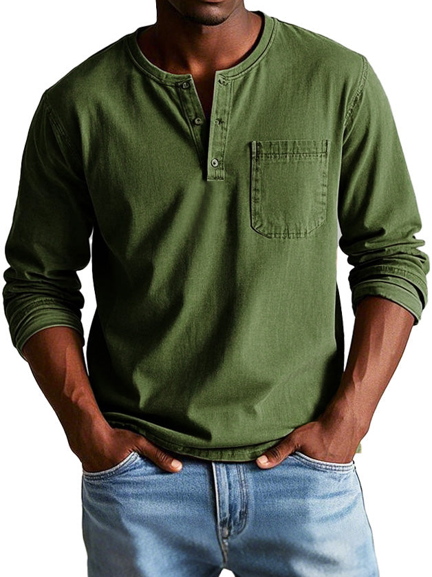 Thomas Classic Long Sleeve Shirt-15553975255413-Mirella Fiore