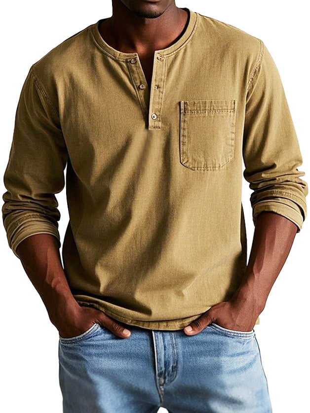 Thomas Classic Long Sleeve Shirt-15553975255413-Mirella Fiore