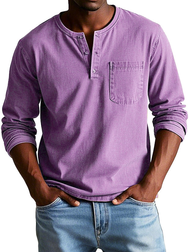 Thomas Classic Long Sleeve Shirt-15553975255413-Mirella Fiore