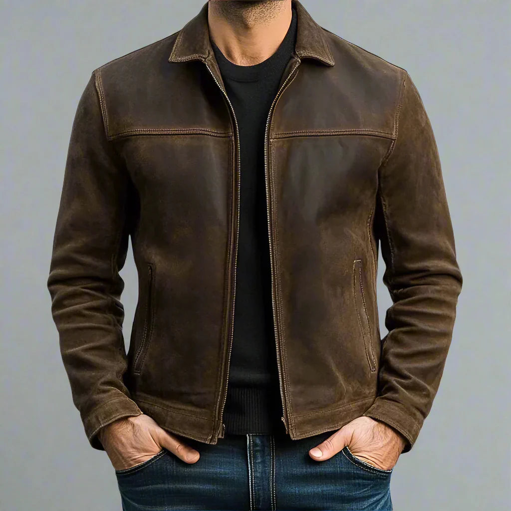 Timeless Leather Jacket-15553983021429-Nancy & Mae Savannah