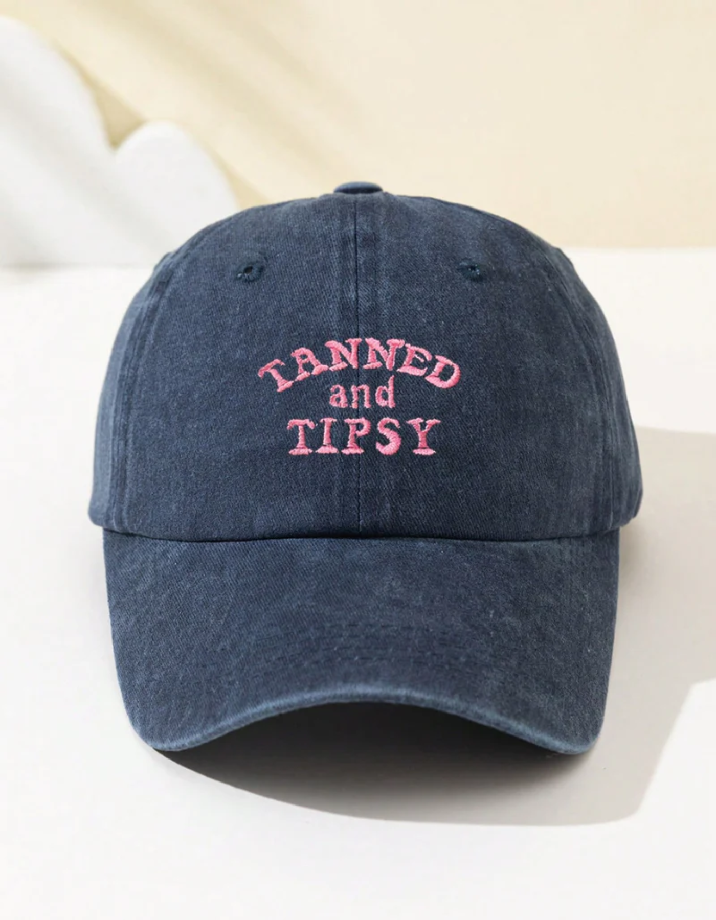 Tipselle – Slogan charm – Cotton baseball cap-15133816652149-Nancy & Mae Savannah