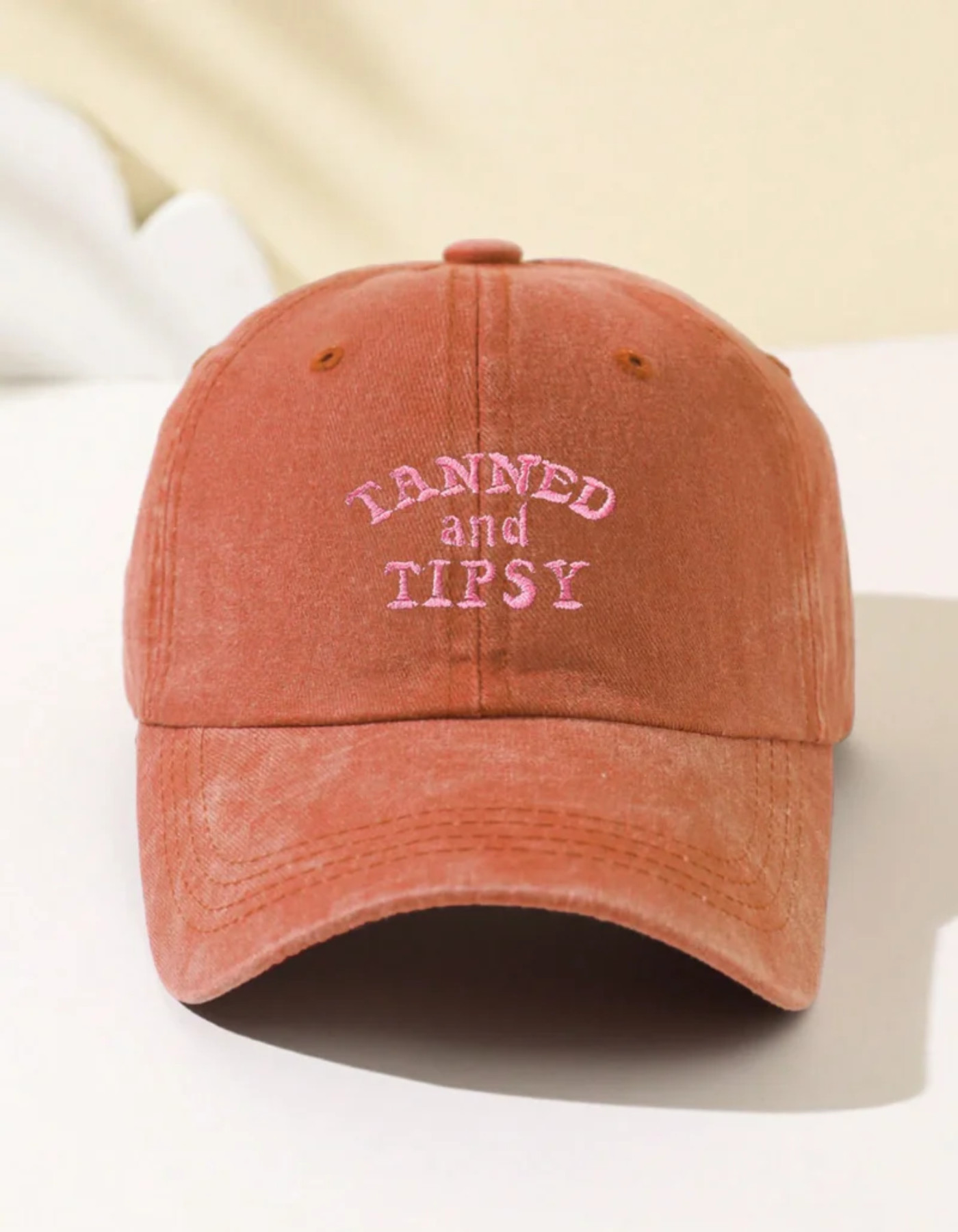 Tipselle – Slogan charm – Cotton baseball cap-15133816652149-Nancy & Mae Savannah