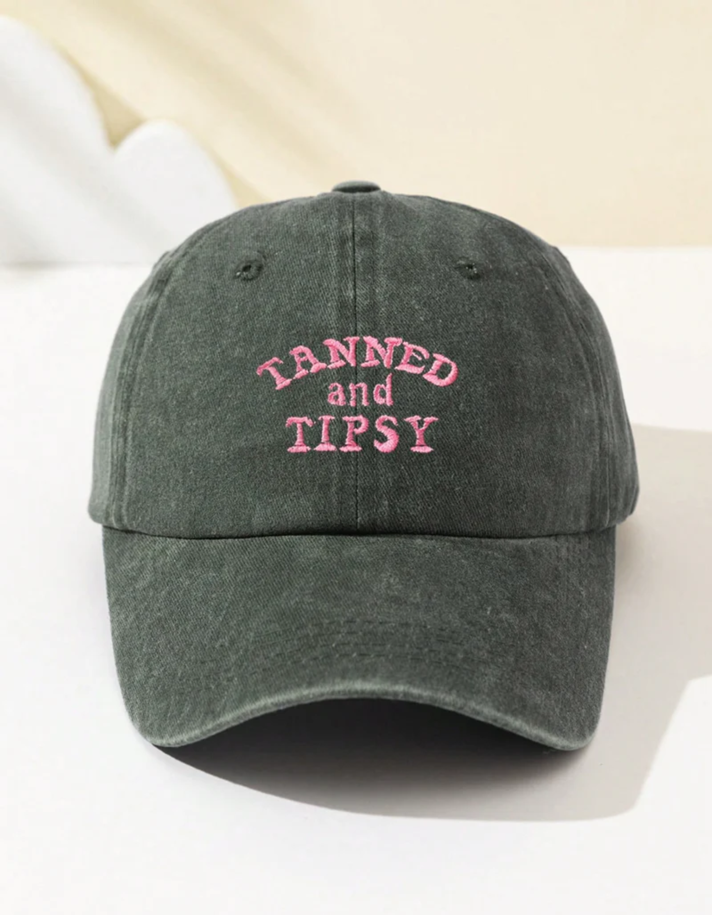 Tipselle – Slogan charm – Cotton baseball cap-15133816652149-Nancy & Mae Savannah