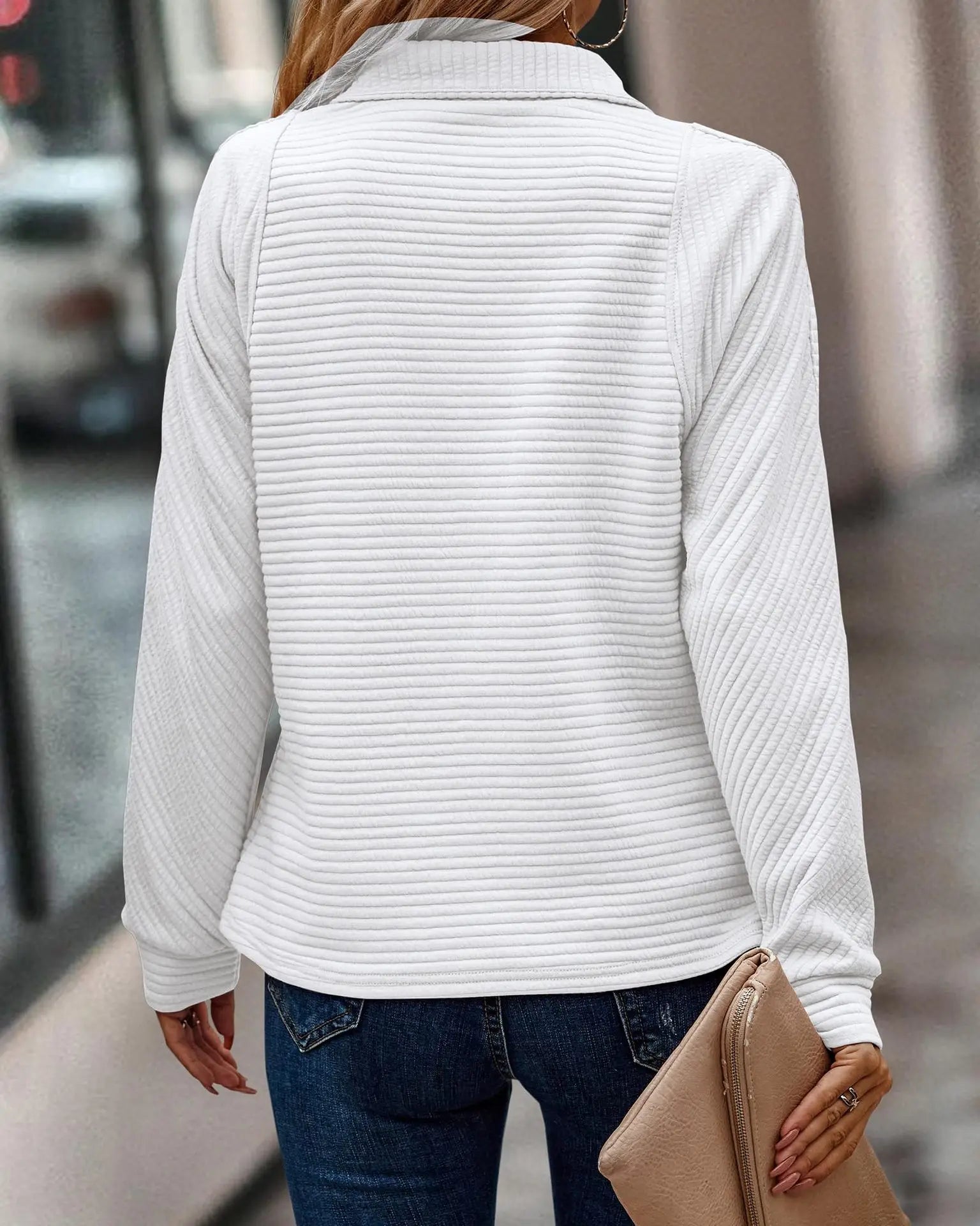 VIOLA - Elegant V-neck Sweater-15519825953141-Mirella Fiore