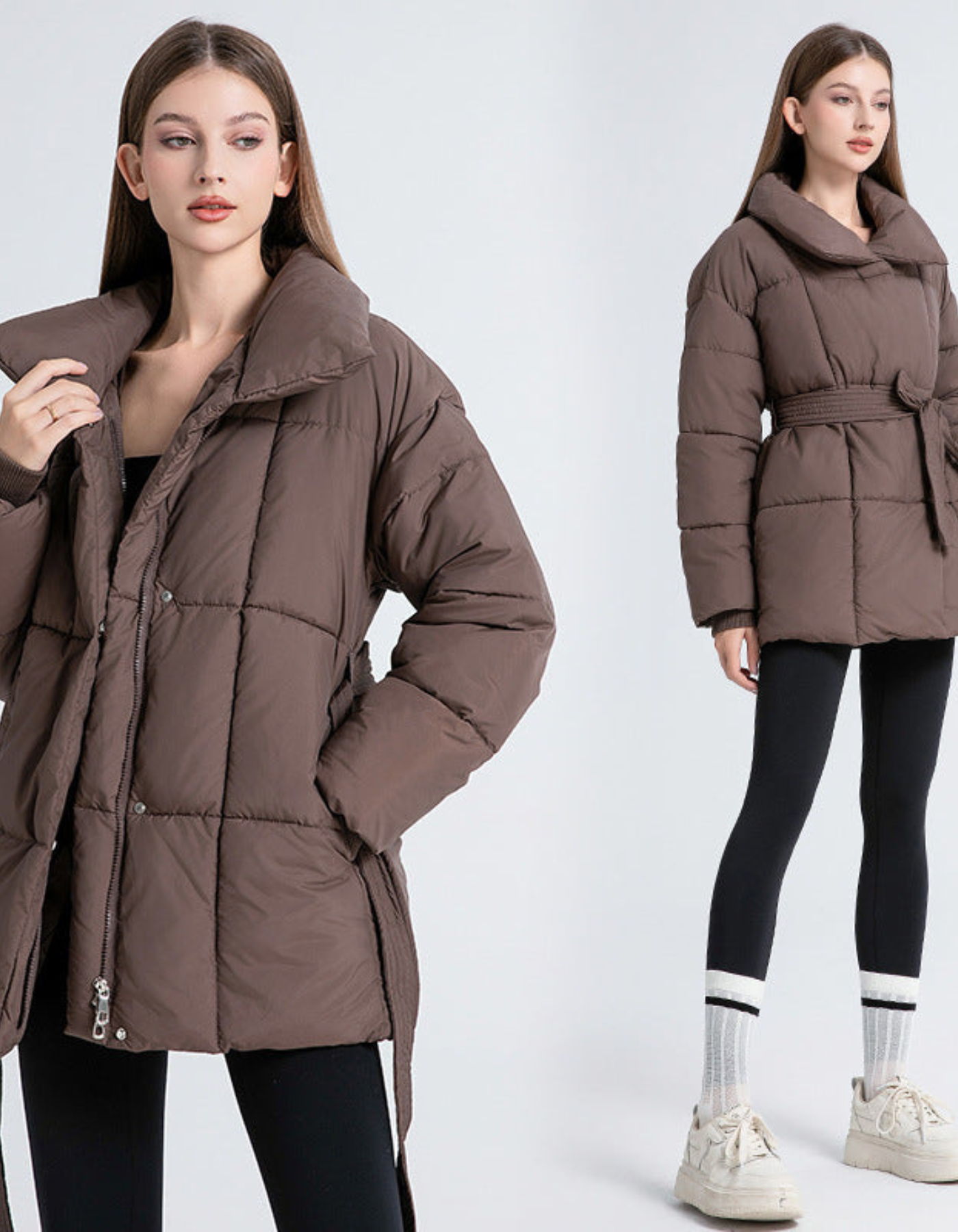 Valentina – Elegant silhouette – Puffer jacket-15431292813685-Mirella Fiore