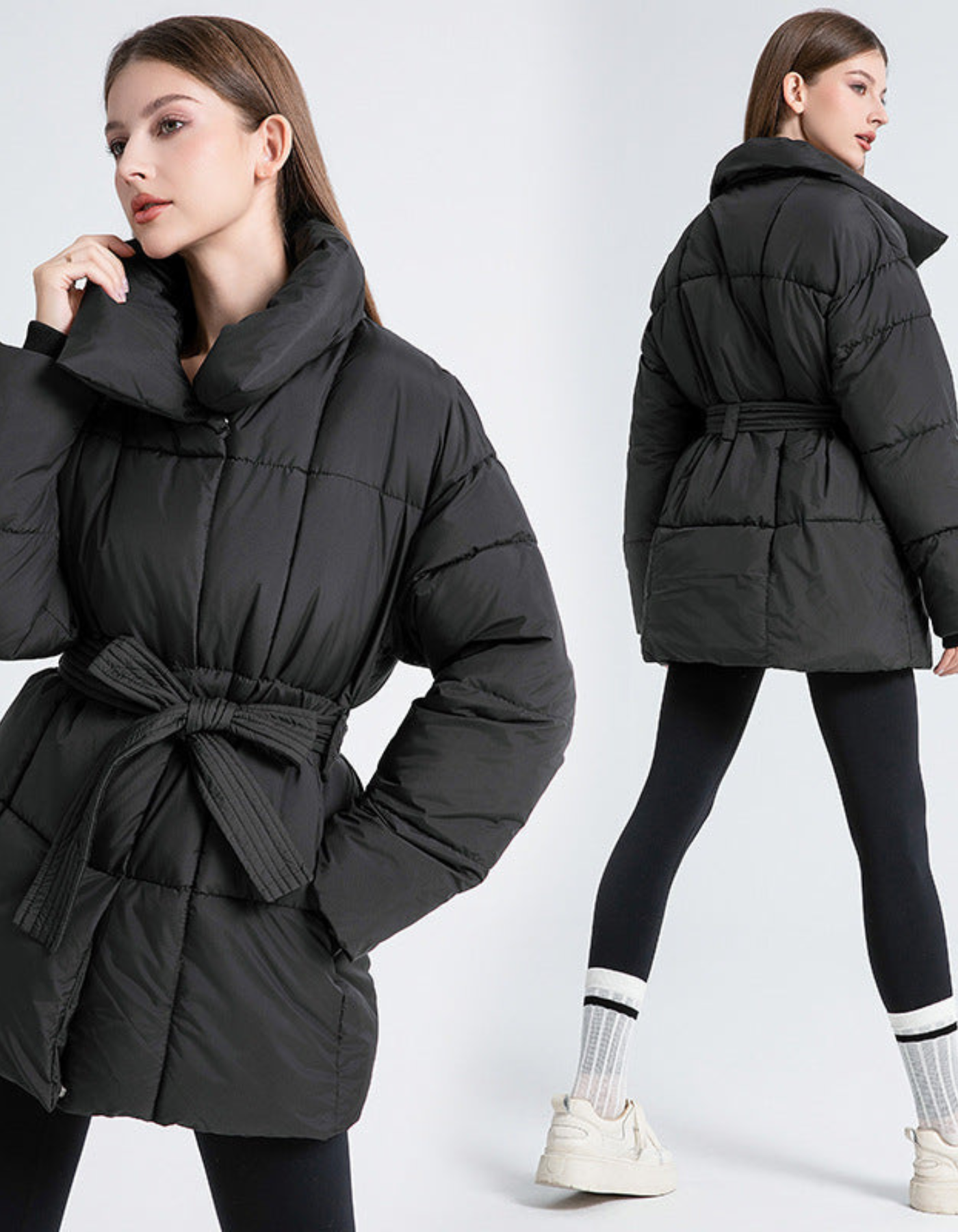 Valentina – Elegant silhouette – Puffer jacket-15431292813685-Mirella Fiore