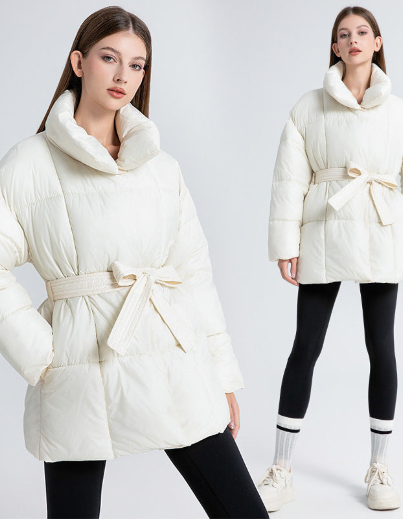 Valentina – Elegant silhouette – Puffer jacket-15431292813685-Mirella Fiore