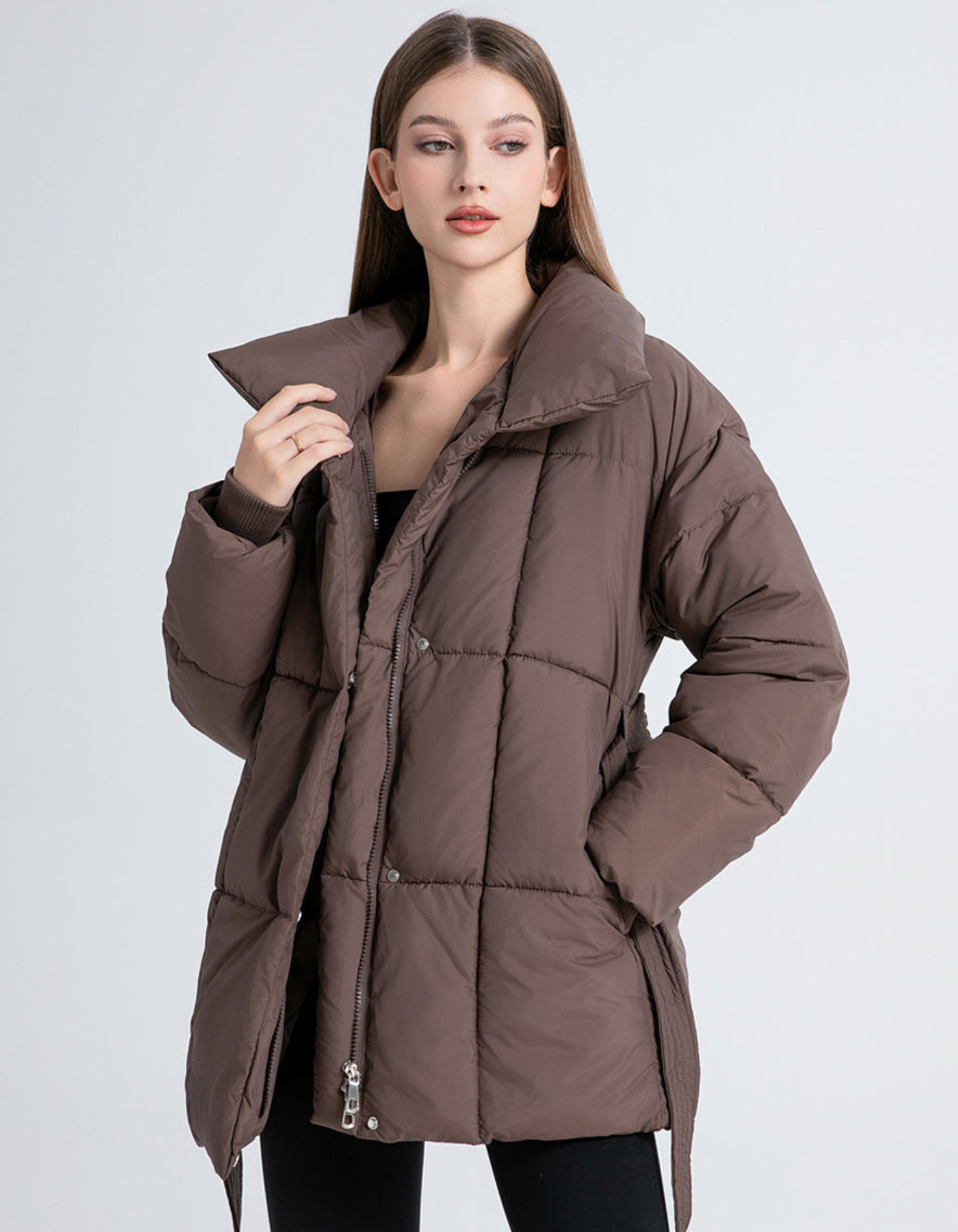 Valentina – Elegant silhouette – Puffer jacket-15431292813685-Mirella Fiore