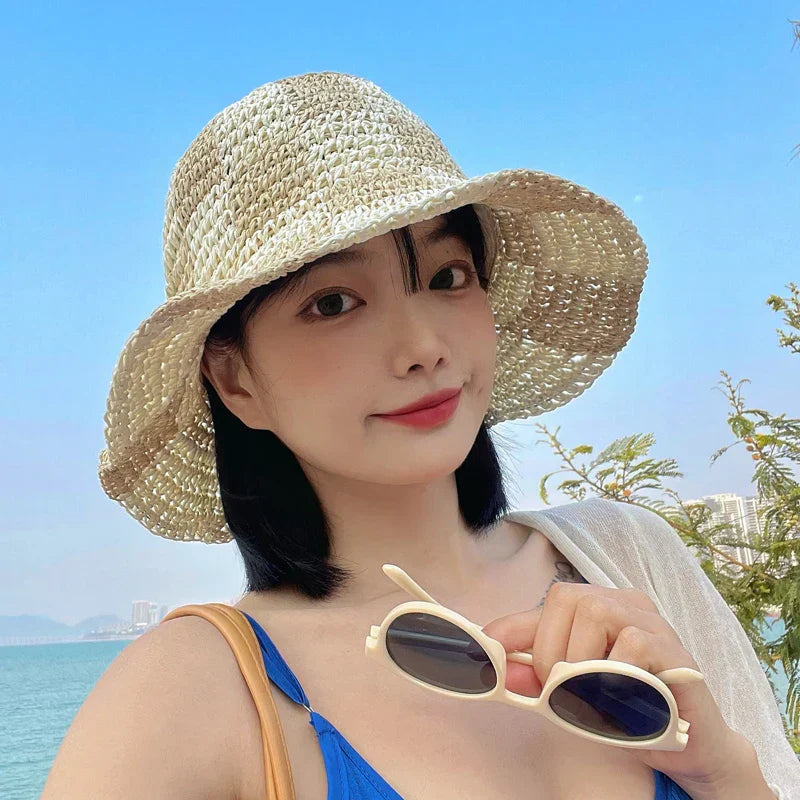 Vareda – Checkerboard charm – Crochet bucket hat-15133804265845-Nancy & Mae Savannah