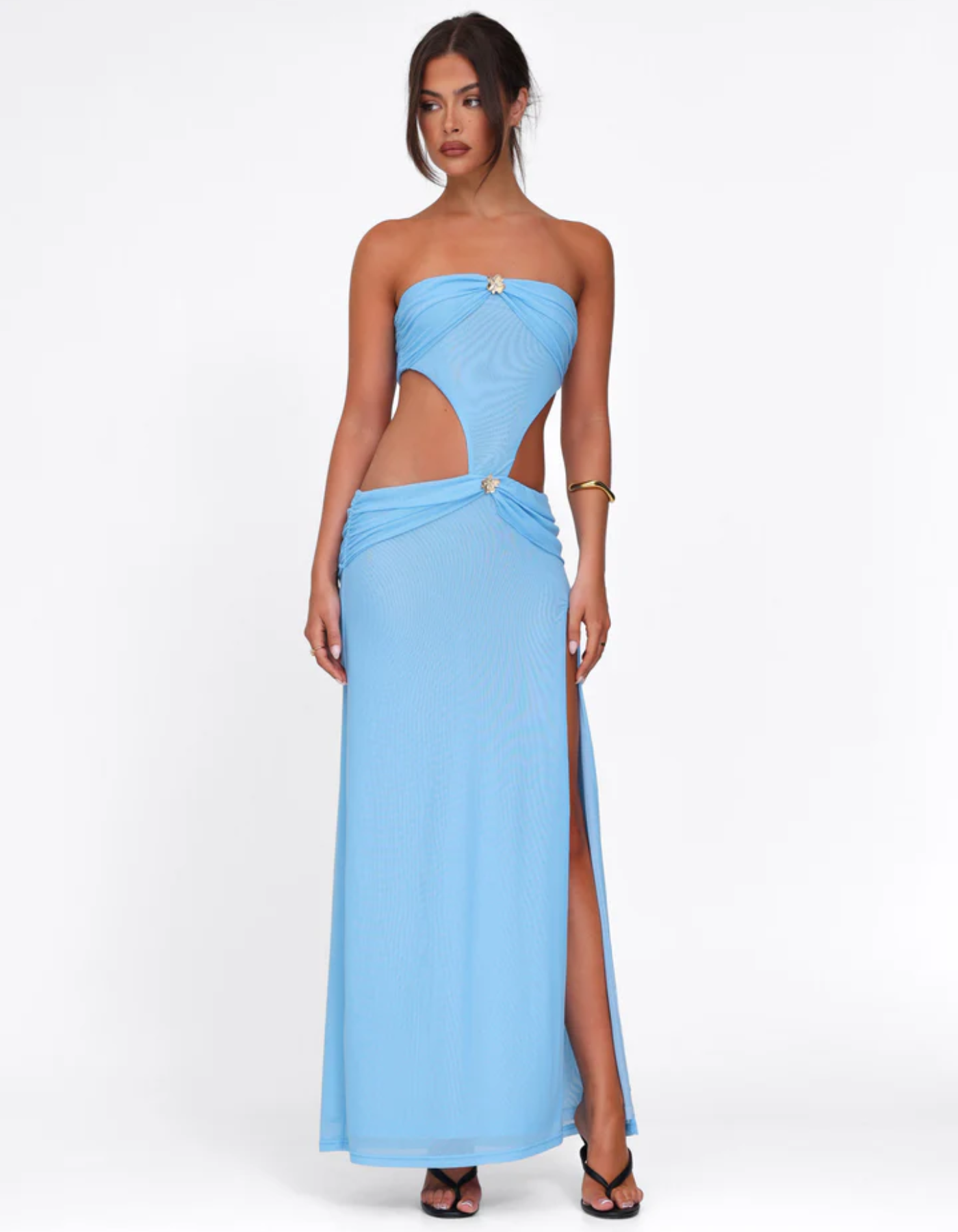 Verena – Draped detail – Cut-out maxi dress-15213962690933-Mirella Fiore