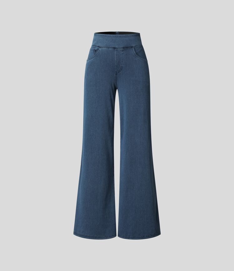 Verenza – High waist comfort – Wide leg jeans-15133711761781-Mirella Fiore