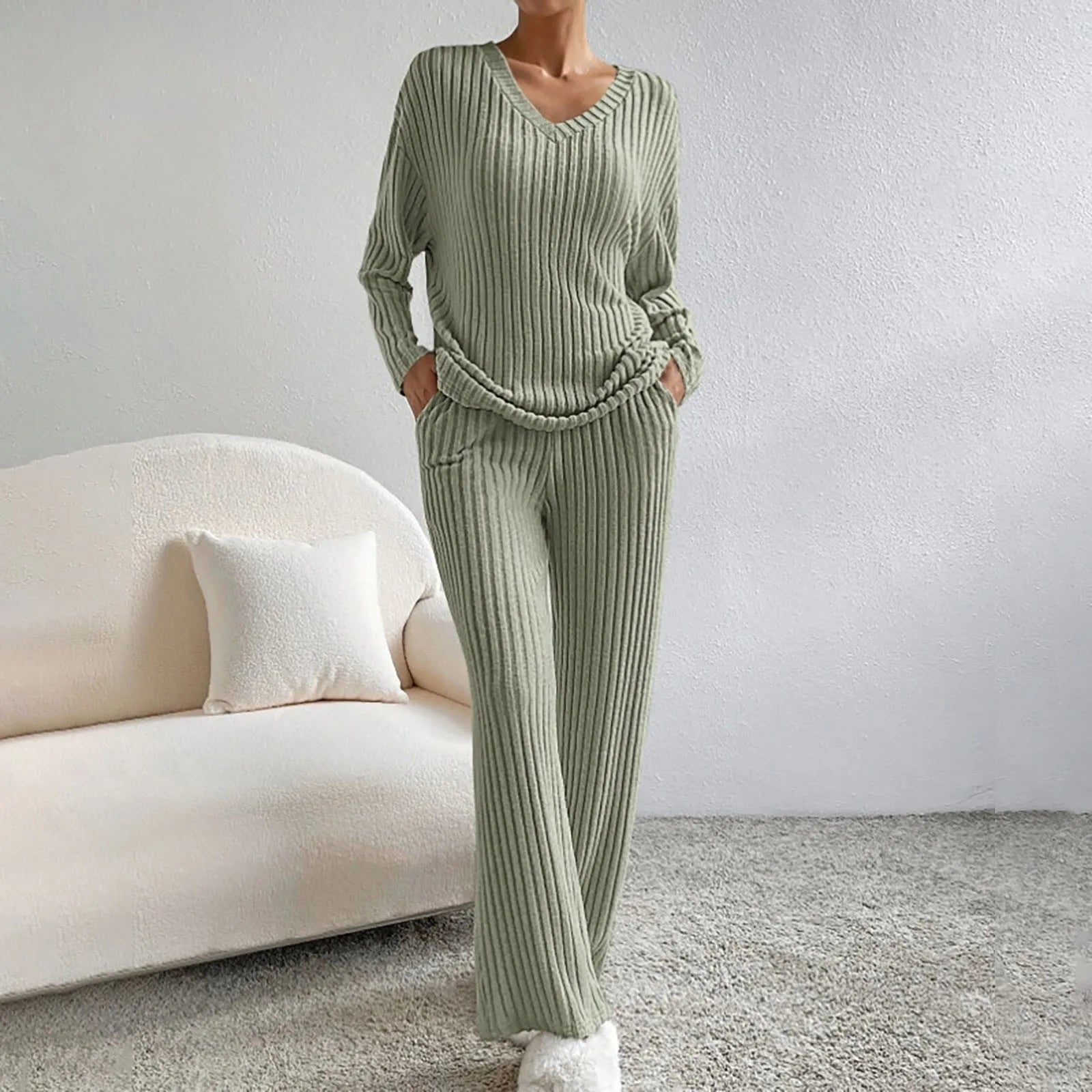 Vina - Comfortable Knitting Set-15553174438261-Mirella Fiore