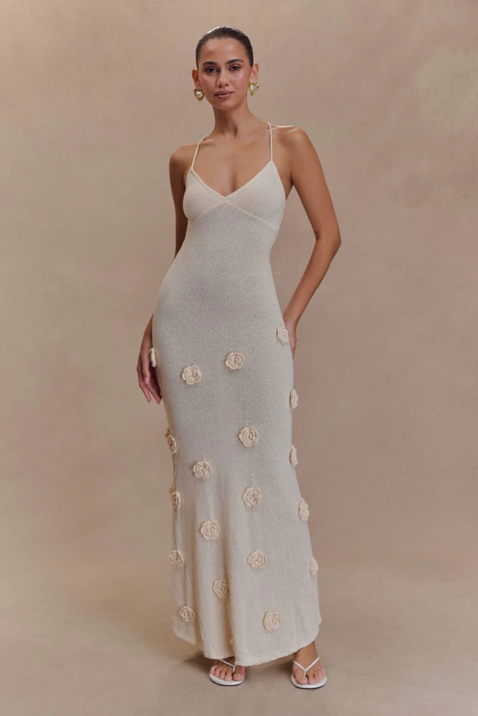 Vinna – 3D floral – Strappy maxi dress-15260967305589-Mirella Fiore