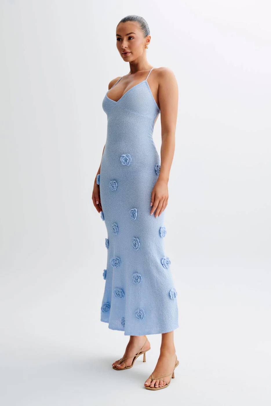 Vinna – 3D floral – Strappy maxi dress-15260967305589-Mirella Fiore