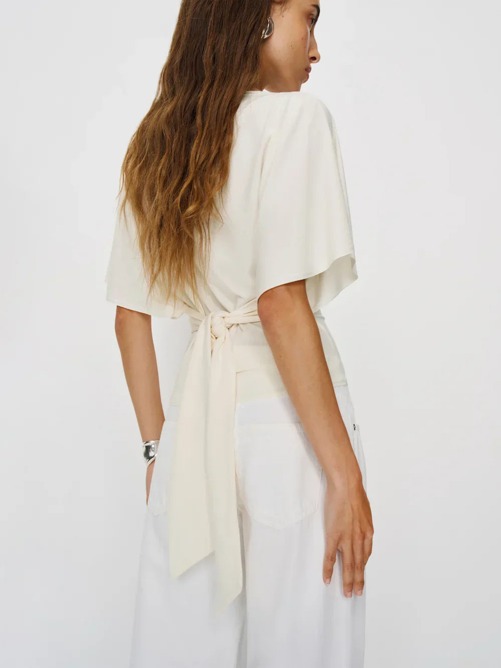 Vionette – Cape sleeve detail – Wrap-back crop top-15352826397045-Mirella Fiore